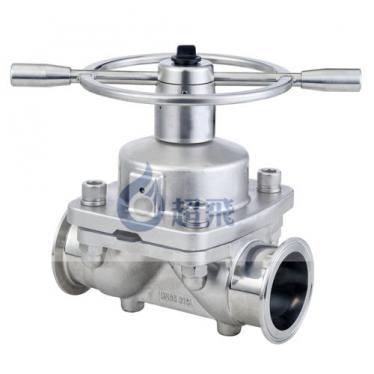 衛生級不銹鋼手輪快裝隔膜閥